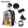 D-Digimons Backpacks for Men Women School College Student Bookbag Fits 15 Inch Laptop Cartoon Bags