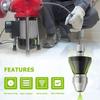 Universal 1/4" High-Pressure Pipe Dredging Nozzle - Municipal Sewage Cleaning Machine Bullet Nozzle