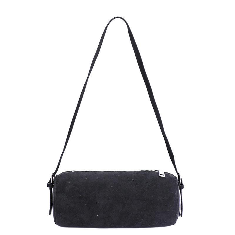 New fashion popular cylinder bag women's retro simple pen holder bag shoulder messenger bag