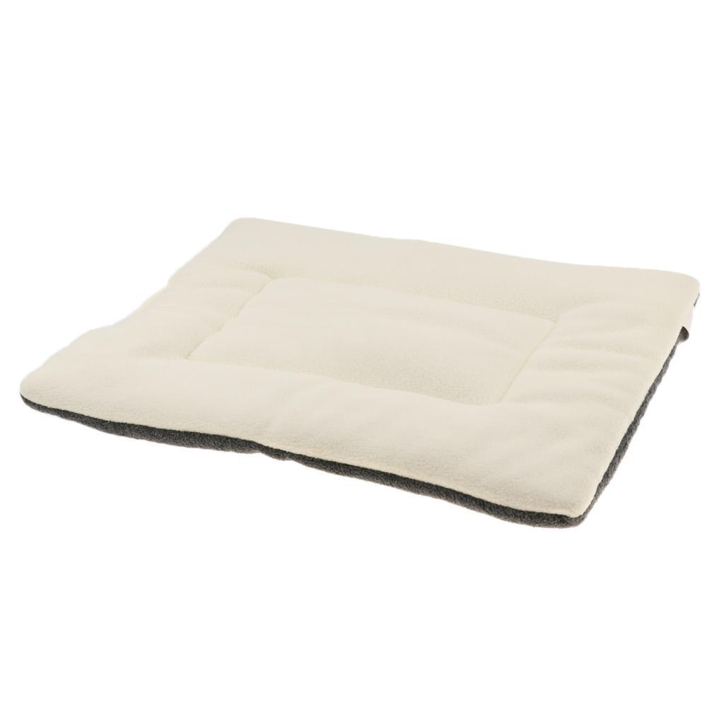 Warm Soft Pet Dog Puppy Cat Kennel Cage Pad Bed Cushion Fleece Mat Nest 