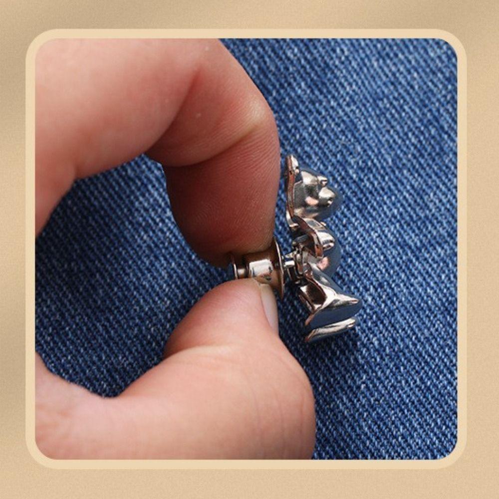 Retract Waist Bear Detachable Clothing Accessories Waist Tighten Clip Waist Pin Buckle Waist Button