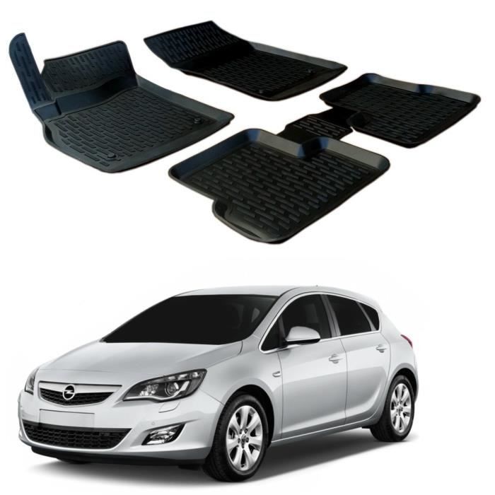 SCOUTT | 3D Tapis De Sol En Caoutchouc Premium Pour Opel Astra J 2010-2016