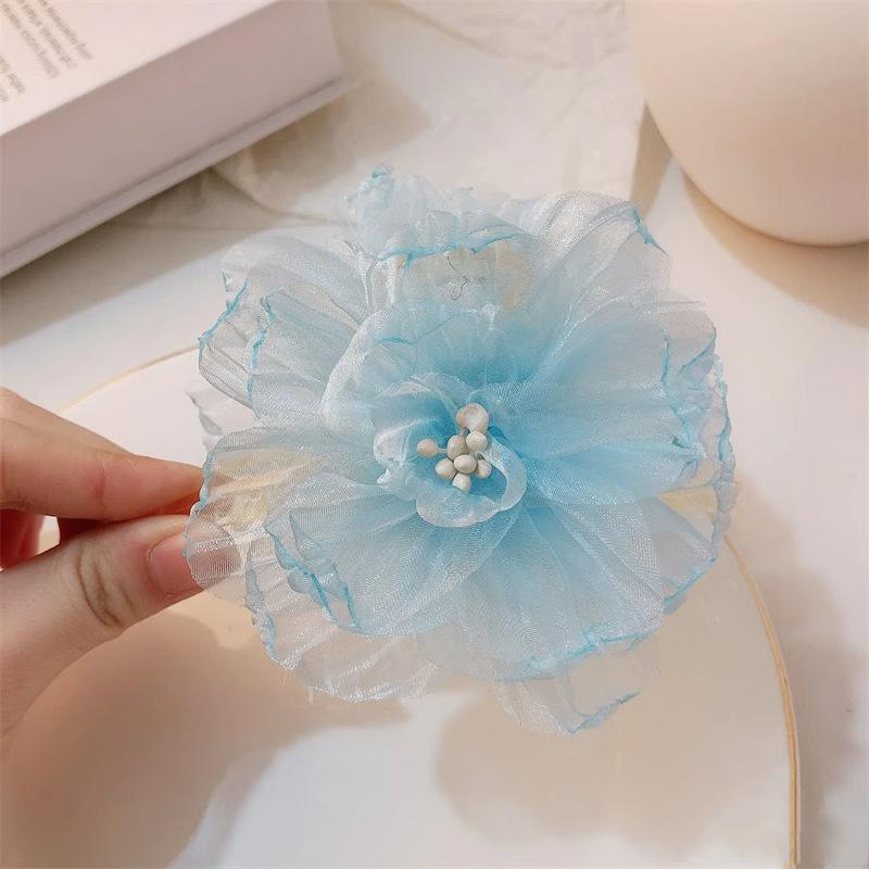 

Mint Green Grip Clip New High End Head Flower Headpiece Forest Series Hair Back Of Disc Accessories
