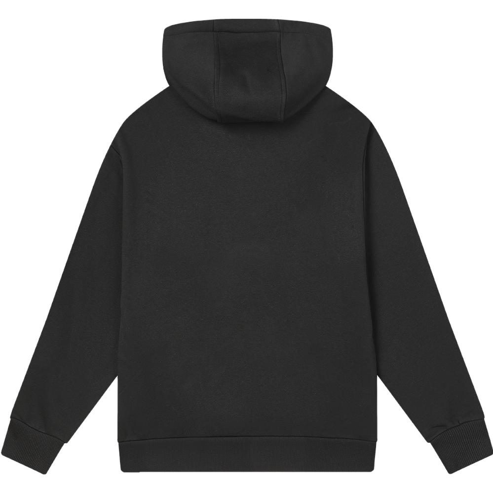 Fila 2023 Winter New Knit Hoodie Fashion Casual Loose Solid Color Knit Sweatshirt Couple Style Unisex Hoodies Black F51U348297F-BK