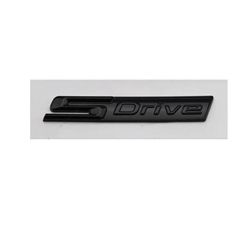 ABS Car Rear Trunk Letters Emblem Badge Fender Side Sticker For BMW XDRIVE SDRIVE 3 5 Series X3 X5 M3 M5 E46 E90 E83 F20 F30