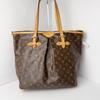 [Pre-Owned] Palermo Large Brown Coated Canvas Monogram Shoulder Bag - Very Good #1WF1FU7