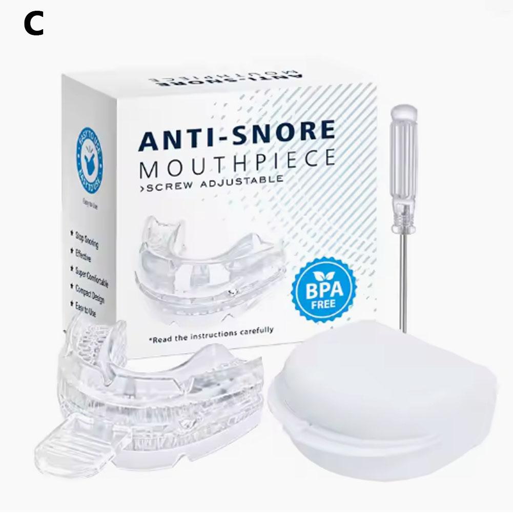 

Adjustable Anti Snoring Mouth Guard Anti-Snoring Mouthpiece Sleeping Devices Bruxism Snoring Stopper Improve Sleep Mouthpiece білий