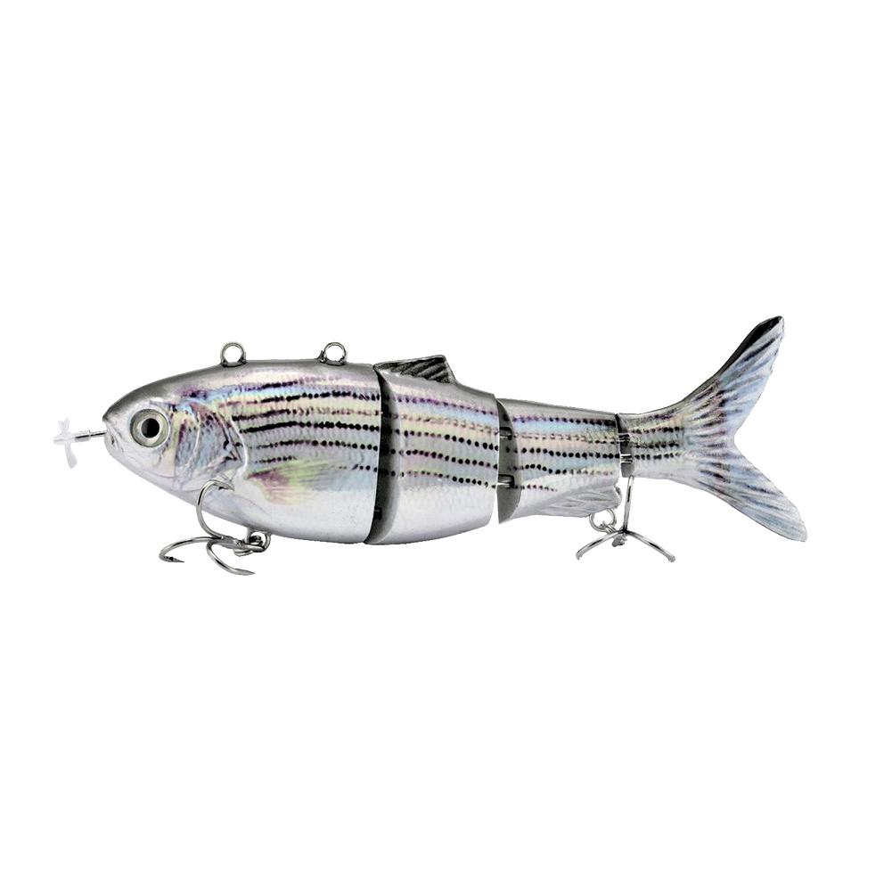 

Robotic Swimming Fishing Lure USB Rechargeable Lifelike Bait 3D Eyes Bright Color Swimbait Fishing Accessories