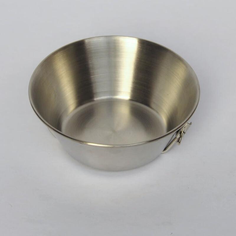 Outdoor 304 Stainless Steel Folding Bowl