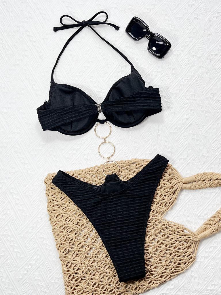 Thong Sexy Women One Piece Swimsuit Swimwear Female Push Up Solid Biquini Monokini Swimming Suit Bathing Suit Beachwear