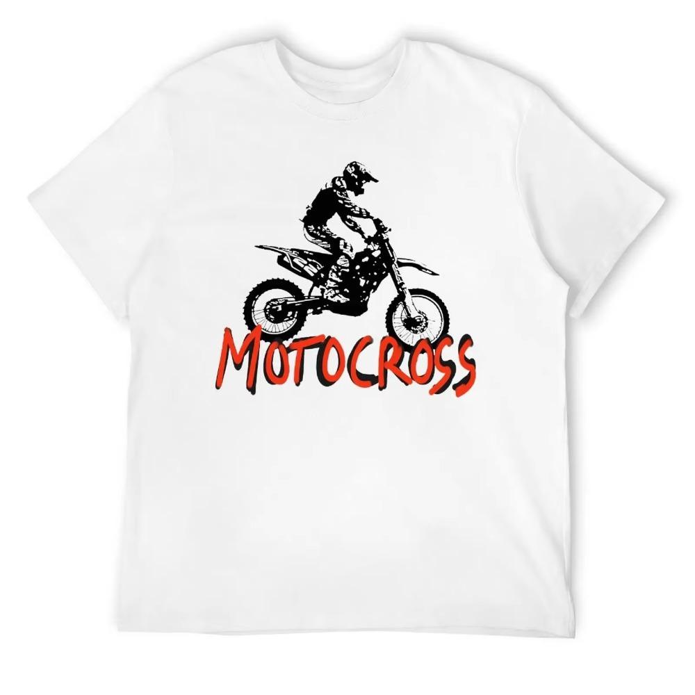 Motocross For Sale Top Tee Hipster T-shirt Round Neck Motion  Funny Novelty Aactivity Competition USA Size