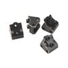4Pcs RC Link Mount Brass Stable Rustproof RC Upgrade Parts for Axial SCX10 II AR44 Axles 1/10 Black