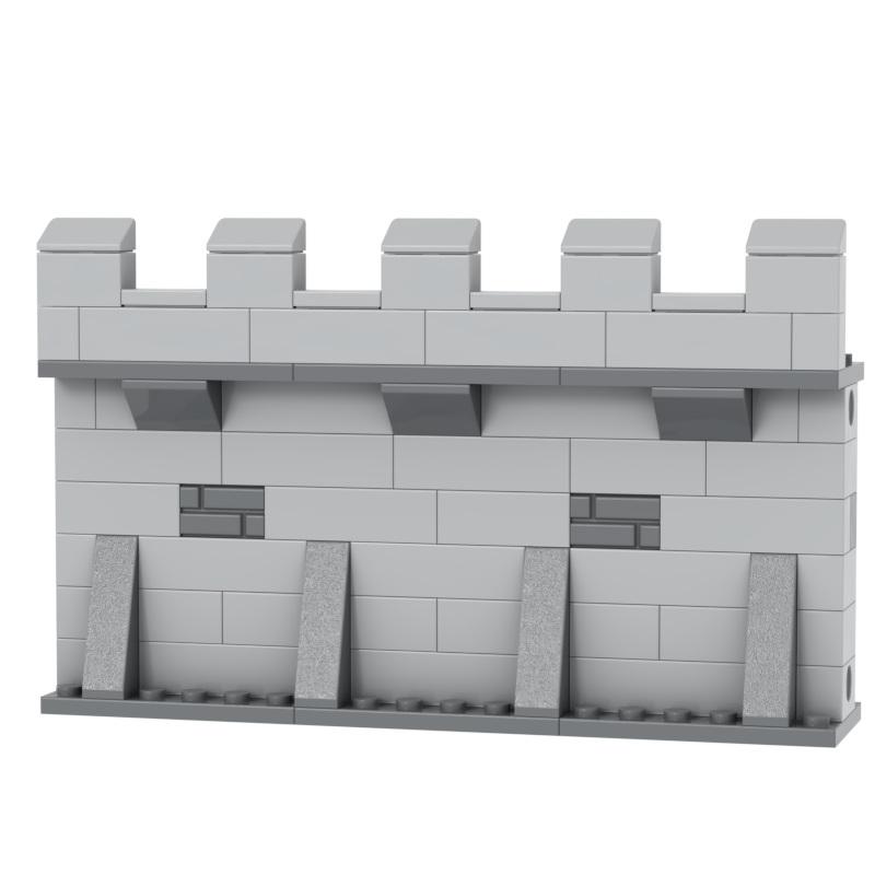 Walls Medieval Middle Age Building Blocks Toy Collection Kids Assembly Classic Brick Souvenir Decoration Horse Shed