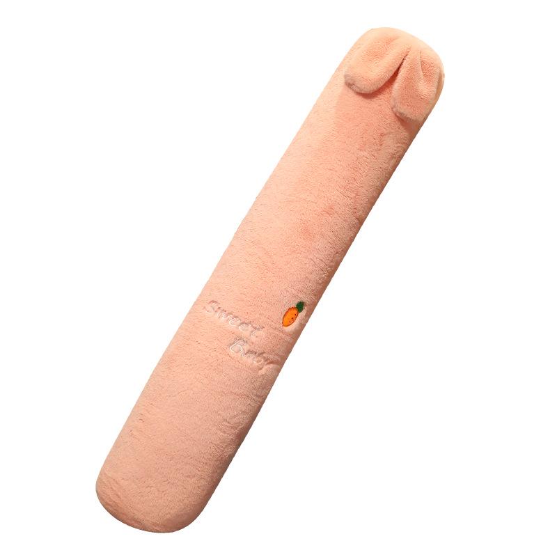 Body Pillow: Long, Cylindrical, Removable, Washable, Great for Leg Clamping and Pregnancy. Perfect for Kids' Beds.