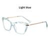 Be Equipped with Myopia Glasses Women's Eyeglass Frame Faceted Crystal Eyeglasses Cat Eye Glasses Frame Square Glasses Frame