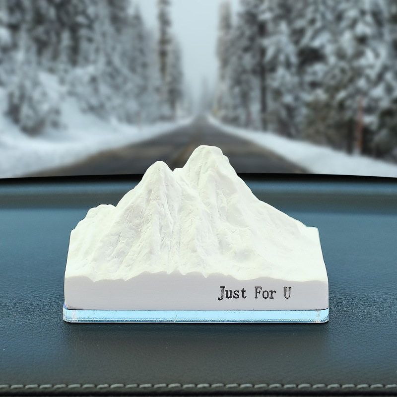 

New Arrival Alps Fragrant Stone Snow Mountain Car Center Console Decoration Car Aromatherapy Stylish Men s Car Decoration Bear Alps [Full Coverage]