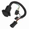Trailer Wiring Harness 7 Pin 4 Pin Multi Plug Trailer Towing Plug Cord 20135 Replacement for Dodge Ram 1500 2000‑2008