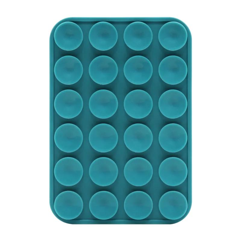 Double Side Silicone Suction Pad For Mobile Phone Fixture Suction Cup Backed Adhesive Silicone Rubber Sucker Pad For Fixing Tool