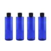 4pcs Portable 250ml Refillable Plastic Bottles Cosmetic Containersfor Shampoo Conditioner Makeup Remover Leak Proof