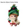Christmas Doll Clothes Decoration Cartoon Toy Accessories 20cm Cotton Doll Clothes  Cotton Doll