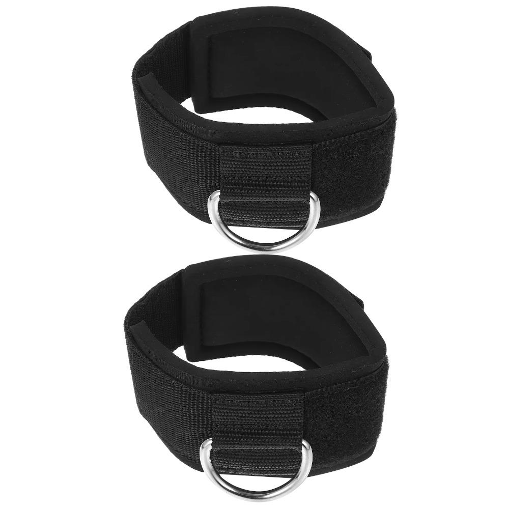 2pcs Adjustable Ankle Strap Brace D Shape Buckle Wrist Straps Durable Ankle Cuffs Straps  Gym