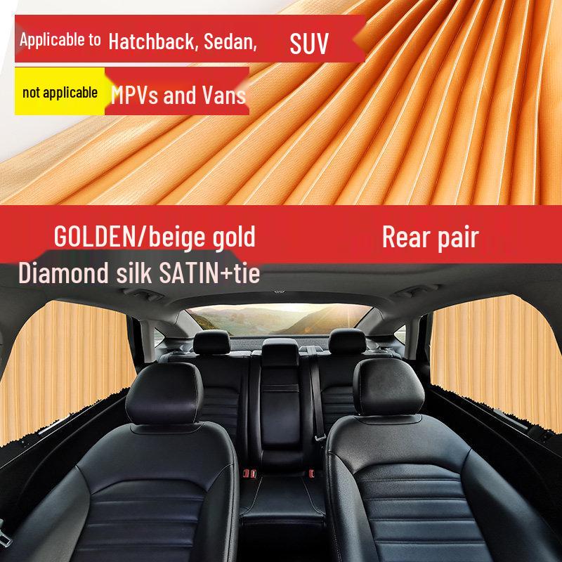 

Car Interior Pull-up Curtain: Rear Seat Sun Shade for Baby