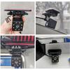 Car Rear Camera Mount Car Dash Cam Mount Window Bracket Rear Windshield Backup Camera Bracket with Multi-Angle Adjustment