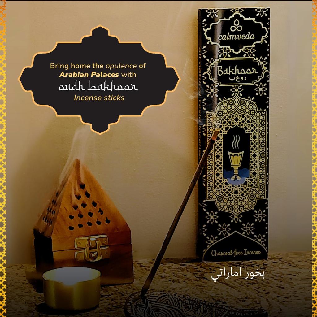 Bâtonnets d'encens Bakhoor Oud Arabe  3 Variantes, 40+ Encens