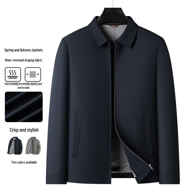 Executive Men's Lightweight Versatile Lapel Jacket