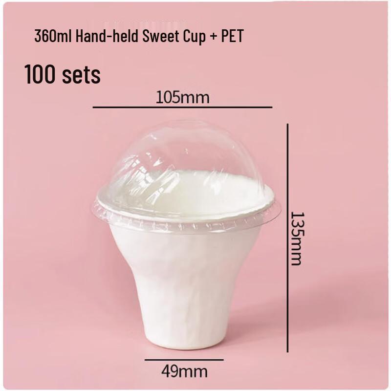 Disposable Ice Cream Cups with Lids