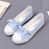 Whit Women's Canvas Shoes Flat Summer Ladies Footwear Daily Routine Original Light Aesthetic 2025 New Arrival Cheap Y2k Fashion
