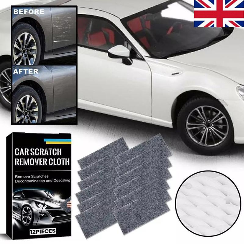 

12X Nano Sparkle Car Clothes For Scratchs Nano Magic Scratch Remover Wipes 12Pcs
