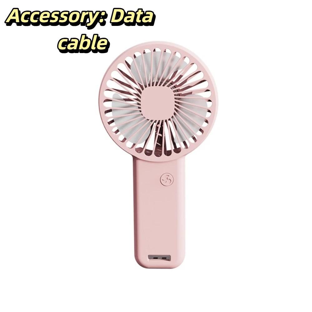 Quiet Operation USB Rechargeable Fan Low-Noise Personal Fan Portable Cooling Handheld Fan Home Use