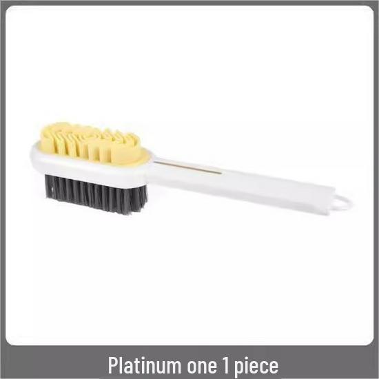 Dual-Sided Suede Shoe Brush with Soft Bristles - Crepe Brush & Eraser for Gentle Shoe Cleaning