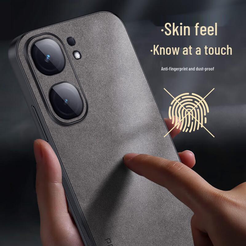 Luxury Suede Full-Protection Phone Case for iQOO Neo9/Neo9 Pro