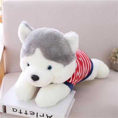 

Lovely Lifelike Siberian Husky Dog Plush Stuffed Animal Playthings Dolls Plush Pillow Cushion Pet Dog Infant Children Gifts 40cm