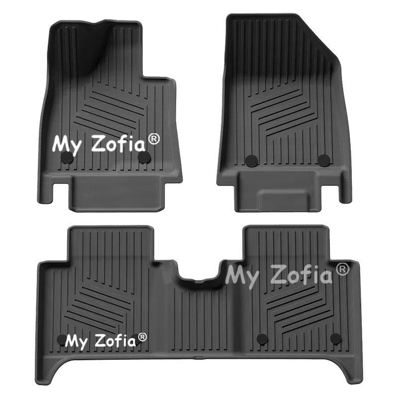 Full Waterproof TPE Car Floor Mats Custom Fit Auto Foot Pads Carpet Interior Modification Accessories For Zeekr X 2026 2027