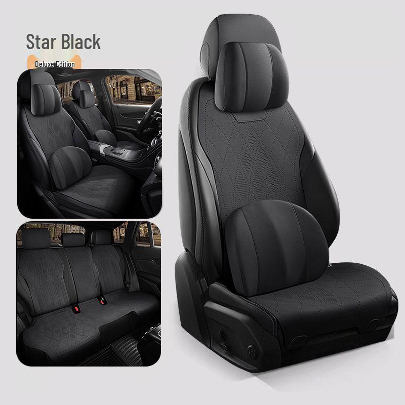 Volkswagen Käfer Vier Jahreszeiten Wildleder Sitzkissen: Atmungsaktive, Belüftete, Dünne Sattelunterlage.