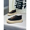 Spring new low-top leather surface light and comfortable casual soft-soled lace-up shoes jw