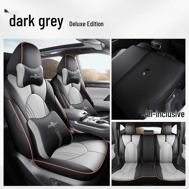 Toyota Highlander Car Seat Cushion Set: 5-Seater and 7-Seater All-Season Full Coverage Interior Accessories