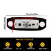 2pcs 12V Error Free LED License Plate Light for Volvo XC70 II 2008-up XC70 2007-up S40 2004-2012 V50 2004-2012 S60 II 2011-up