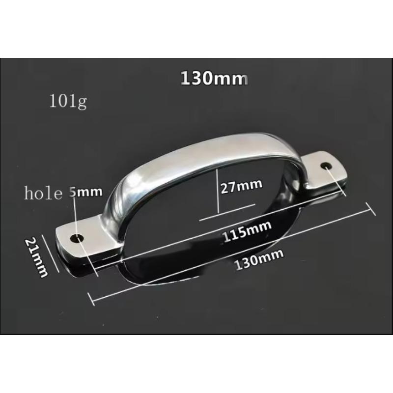 Thickened Solid 304 Stainless Steel Heavy Handle Plus Heavy Door Bow Knobs Industrial Load-Bearing Pull Handle