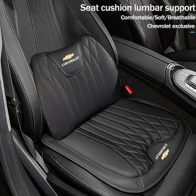 Keychain Leather Car Seat Cushion Lumbar Support Auto High End Interior For Colorado Beat Groove Volt Aveo Trax Niva