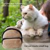 Batoh s postrojem pro psy s nastavitelným zipem a rychlým uvolněním Mini velikost Outdoor Walking Pet Samonosná taška