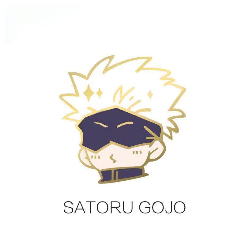 

Металеві значки Jujutsu Kaisen.