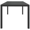 7 Piece Garden Dining Set with Cushions Poly Rattan Grey