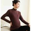 Maternity Clothes with a Base Large Size Autumn and Winter Warm Shirt Inside and a Stomach Cover T-shirt Outside