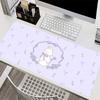 Purple Mouse Pads Computer Accessories Gaming Keyboard Desk Mat Designed Specifically Bunny Rabbit Mousepad Cute Animal Carpet