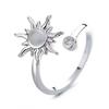 Fidget Spinner Ring for Women, Minimalist Fashion Rotatable Ring, INS Trend Light Luxury Cool Style Jewelry