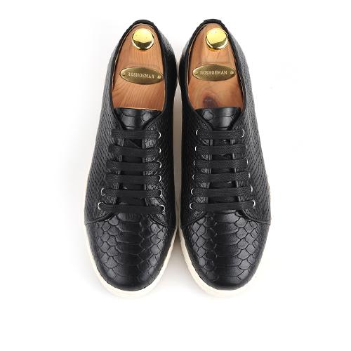 Roshoeman 6004 New Sneakers Black Anaconda